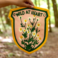 1Canoe2 | Wild At Heart Embroidered Canvas Banner