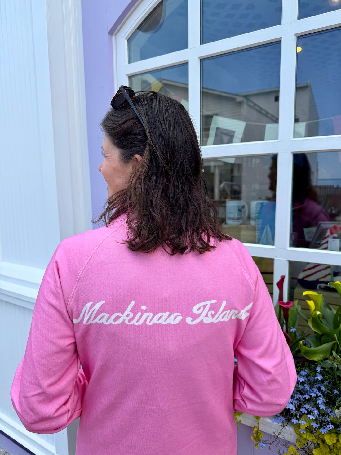 Pink Lilac Zip Up | LL X Leland Gal