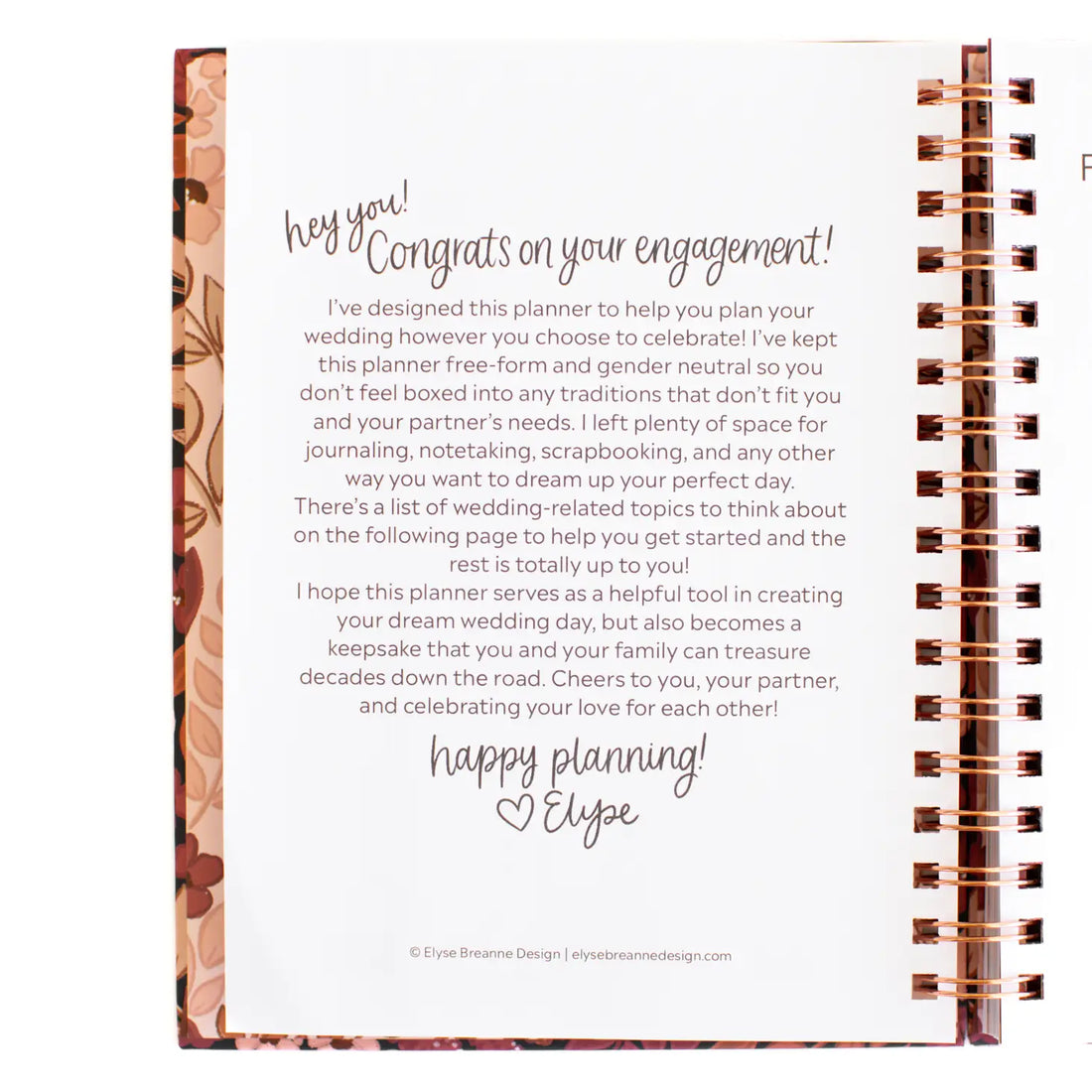 Elyse Breanne Design I Freeform Wedding Planner™ + Keepsake Box