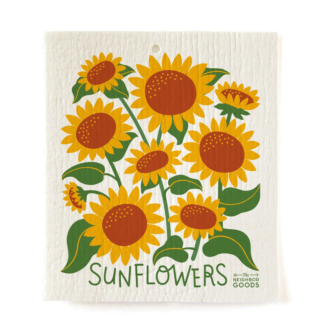 Sunflowers Sponge Cloth