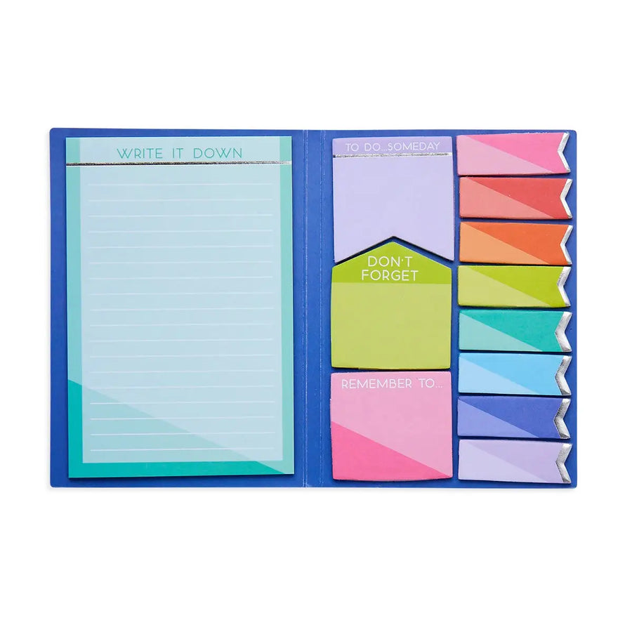 Side Notes Sticky Tab Note Pad
