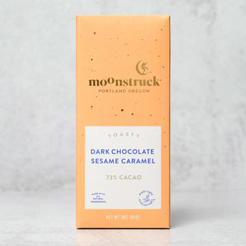Moonstruck Chocolate Co. | Toasty Sesame Caramel Chocolate Bar