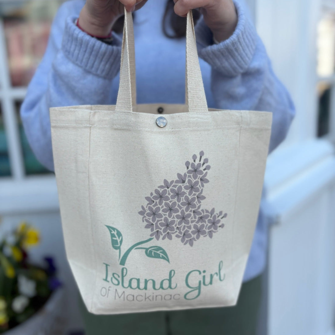 Lilac Island Girl Lunch Bag