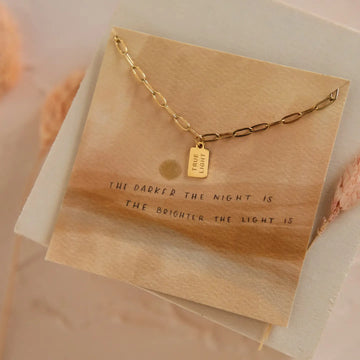 True Light Tag Necklace