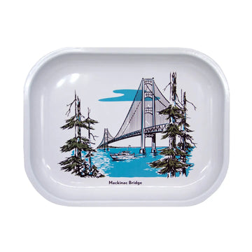 Mackinac Bridge Tin Tray