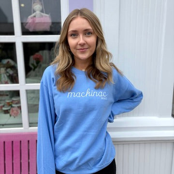 Mackinac Script Crewneck Sweatshirt