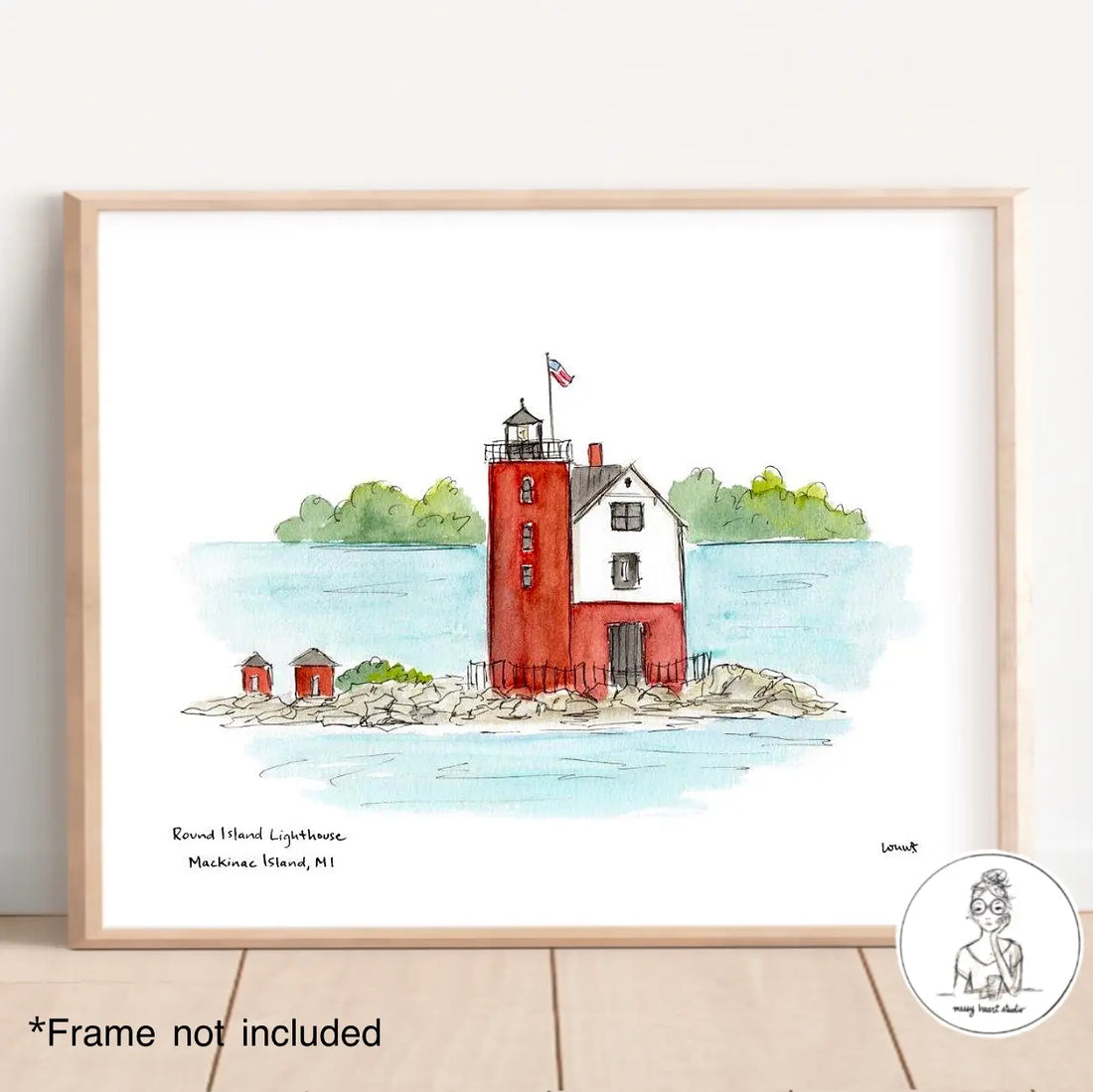 Round Island Art Print