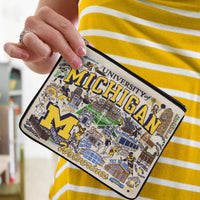 University of Michigan Collegiate Zip Pouch