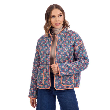 Cher Block Print Jacket