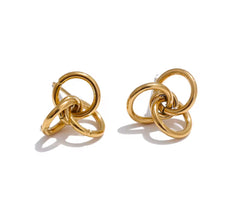 Gold Knot (Twist) Studs