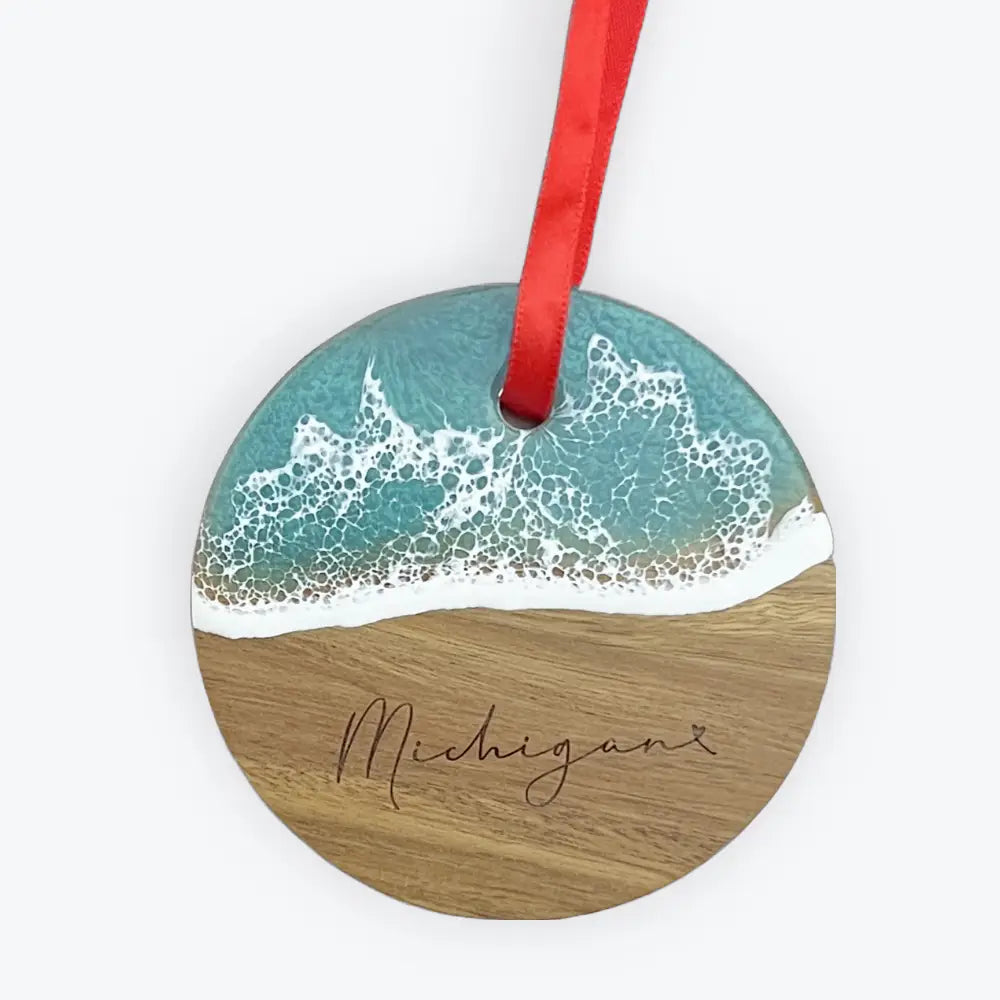 Michigan Beach Ornament