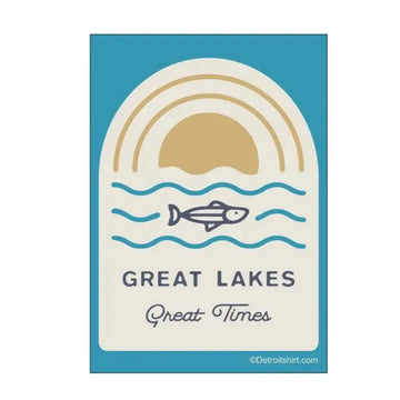 Michigan Great Lakes Great Times Sticker