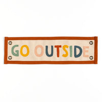 1Canoe2 | Rainbow Go Outside Embroidered Canvas Banner