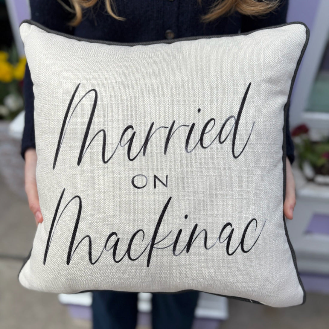 Married on Mackinac Pillow