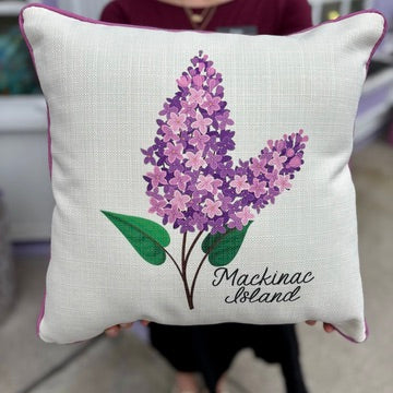 Mackinac Lilac Pillow