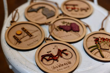 Wooden Mackinac Ornament | Red Cabin Studio