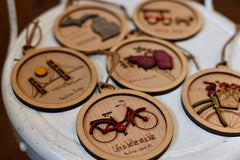 Wooden Mackinac Ornament | Red Cabin Studio