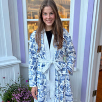 Mackinac Postcard Robe | LL x Leland Gal