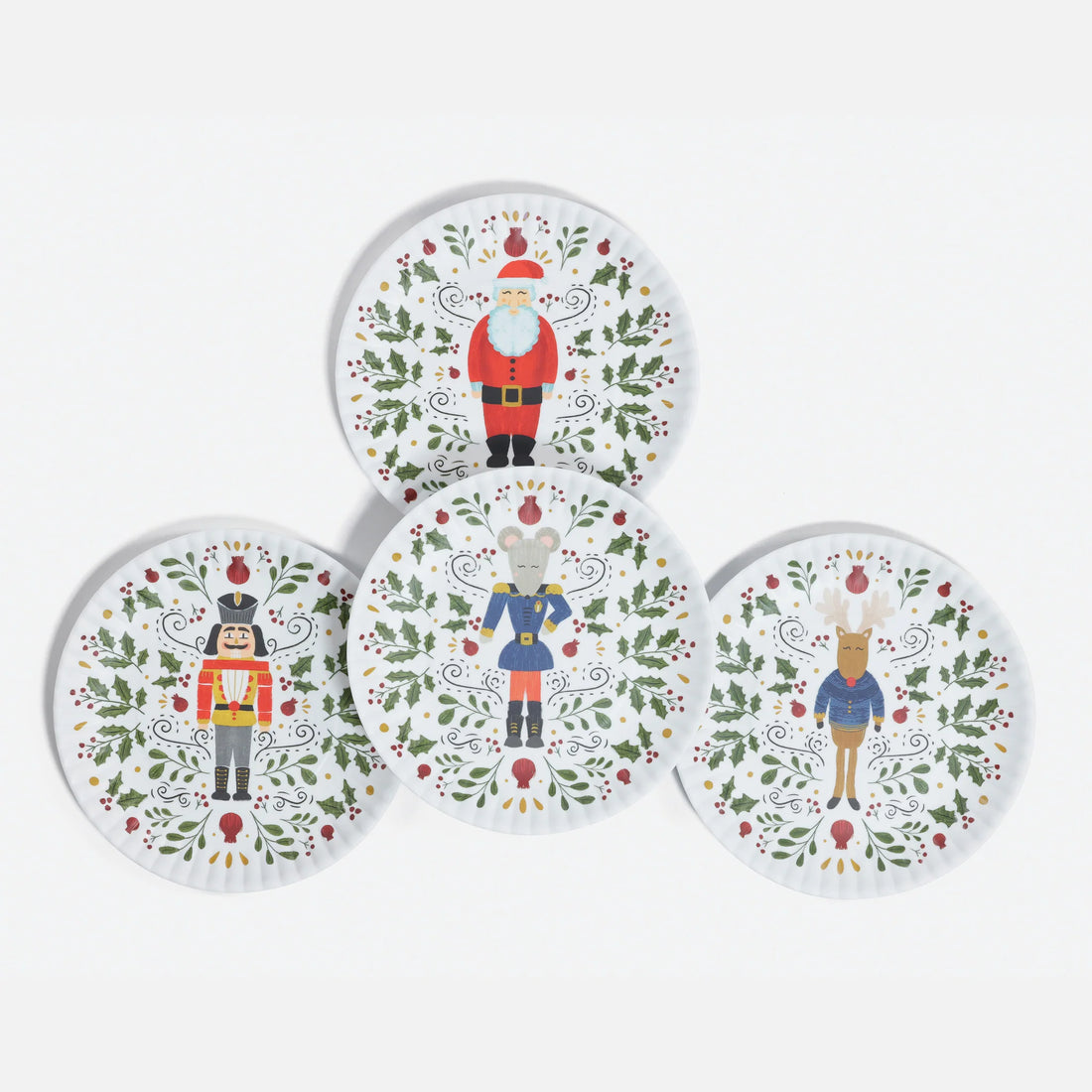 Christmas Character "Paper" Plate