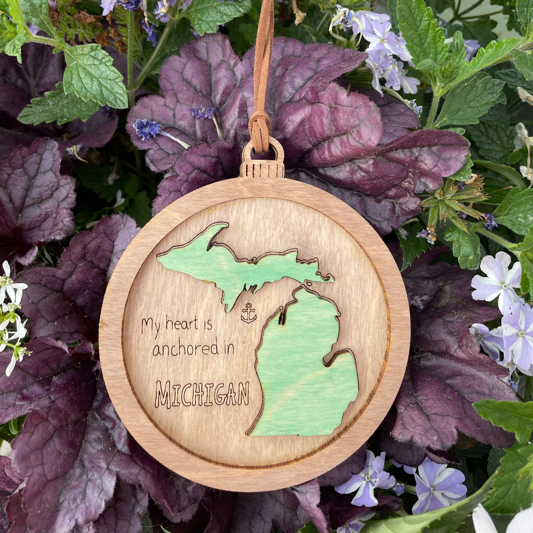 Wooden Mackinac Ornament | Red Cabin Studio