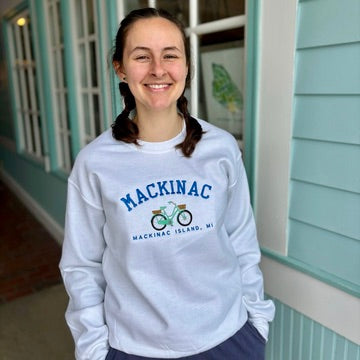 Mackinac Bike Crewneck Sweatshirt