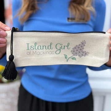 Lilac Island Girl Pencil Pouch