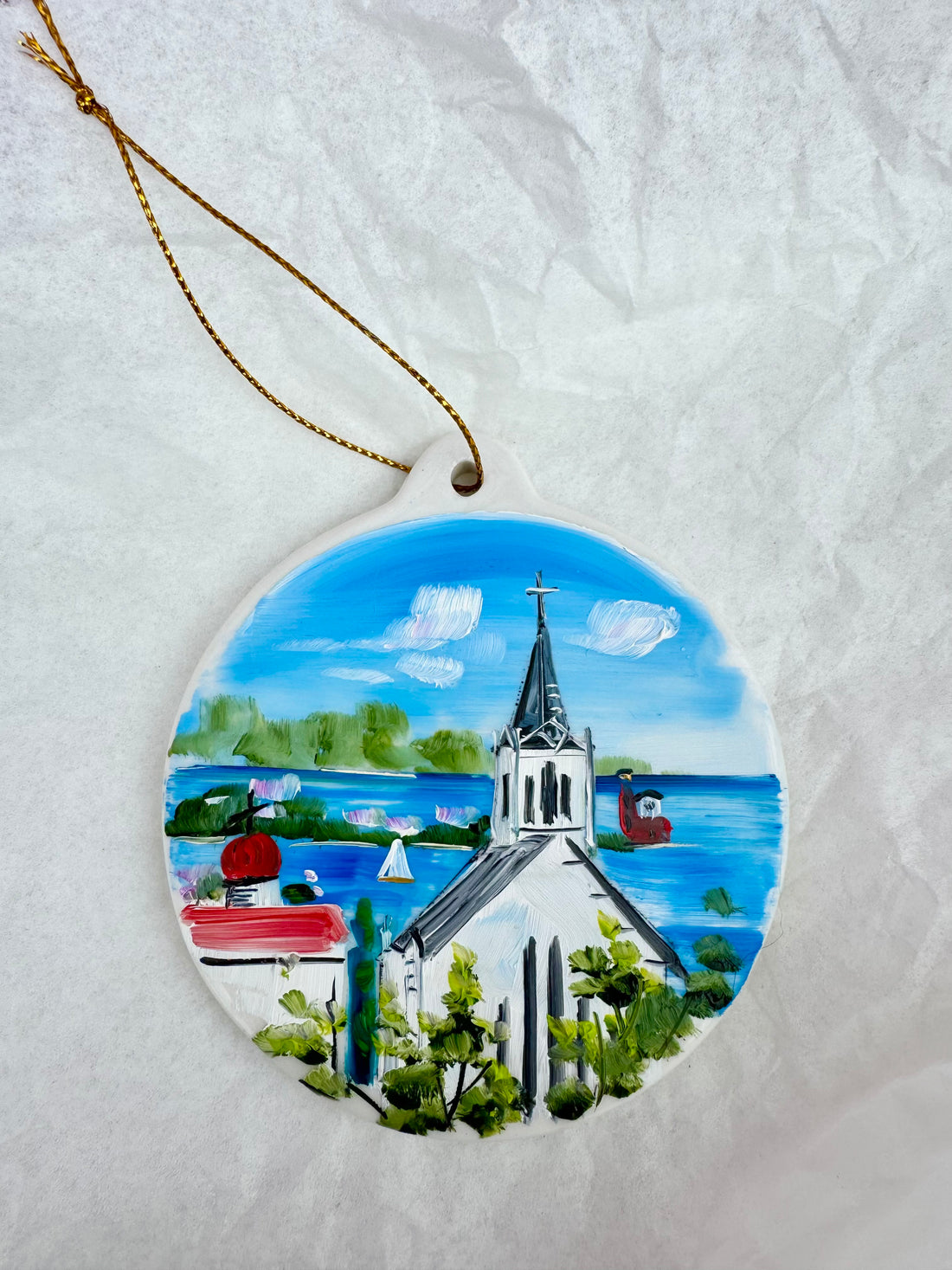 Hand Painted Mackinac Island Ornaments