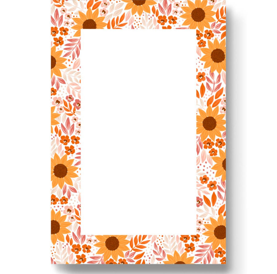 Elyse Breanne Design I Sunflower Field Notepad