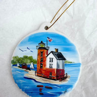 Hand Painted Mackinac Island Ornaments