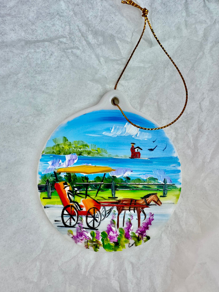 Hand Painted Mackinac Island Ornaments