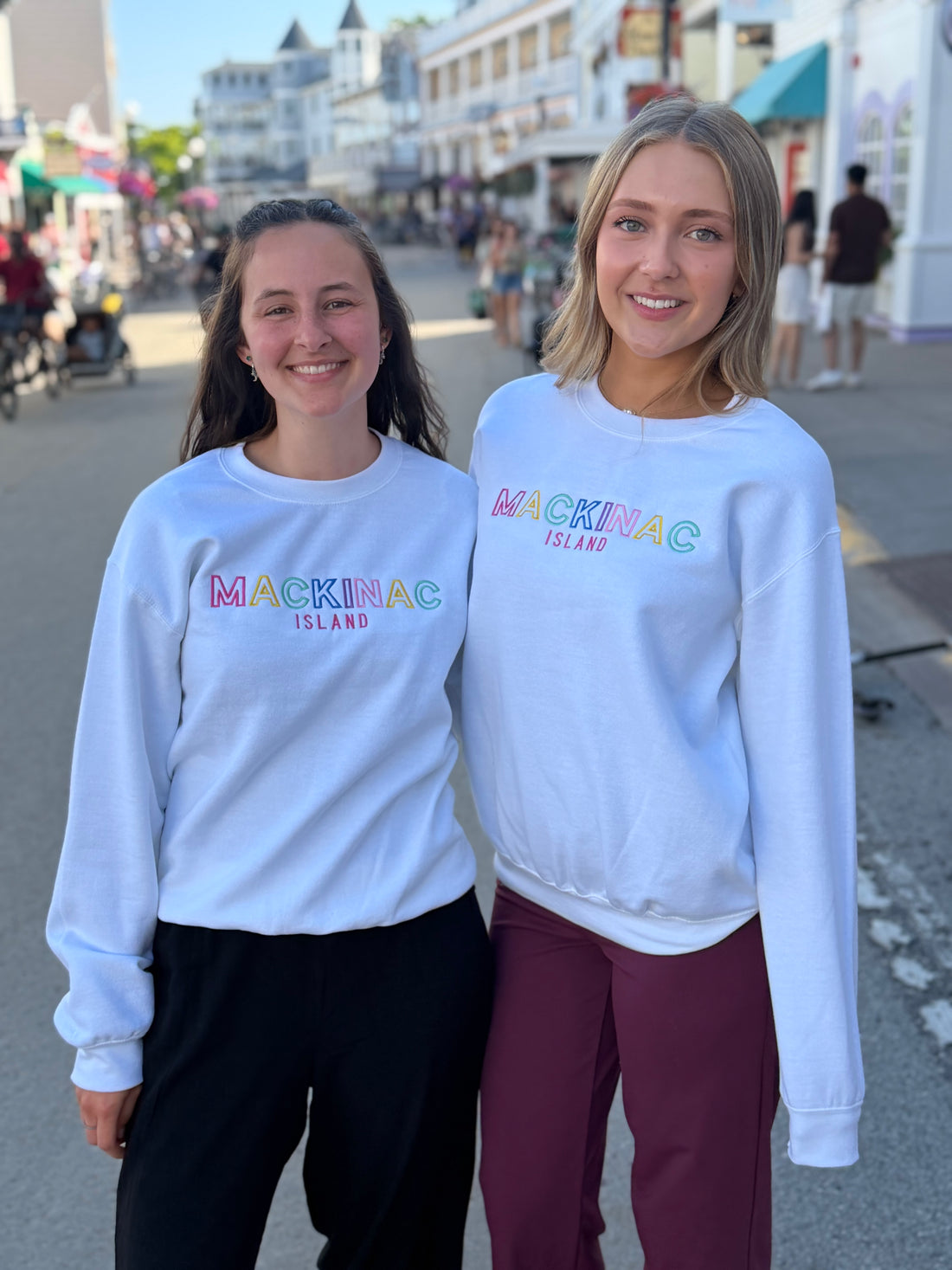 Mackinac Multicolor Crewneck Sweatshirt