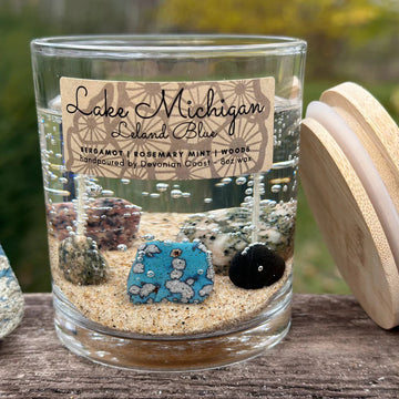 Leland Blue Gel Candle