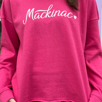 Mackinac Heart Fleece Crew
