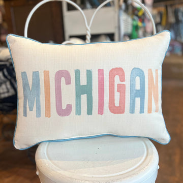 Happy Tones Michigan Pillow