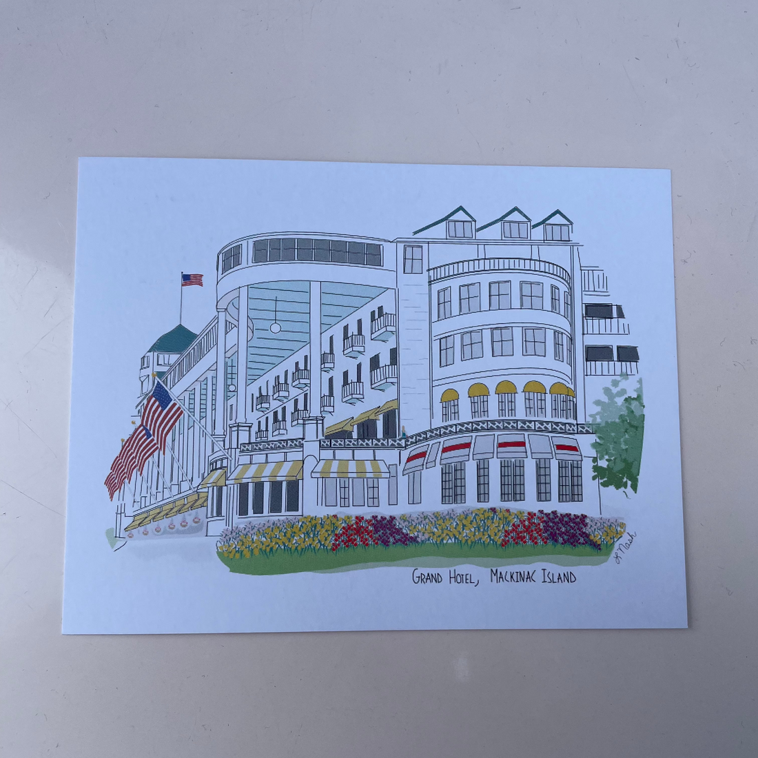 Grand Hotel Postcard