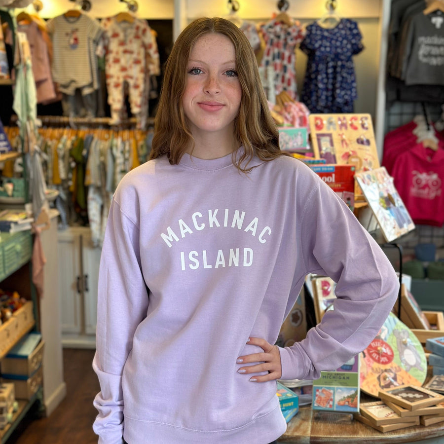 Lilac Mackinac Island Crewneck