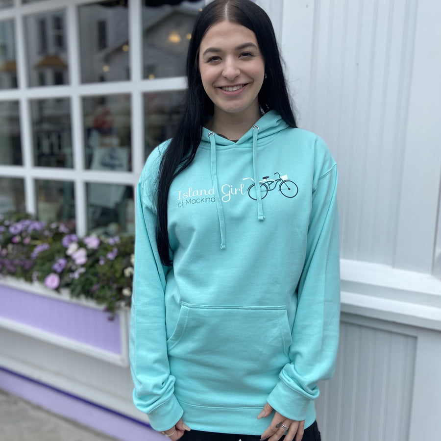 Mint Island Girl Bike Hoodie