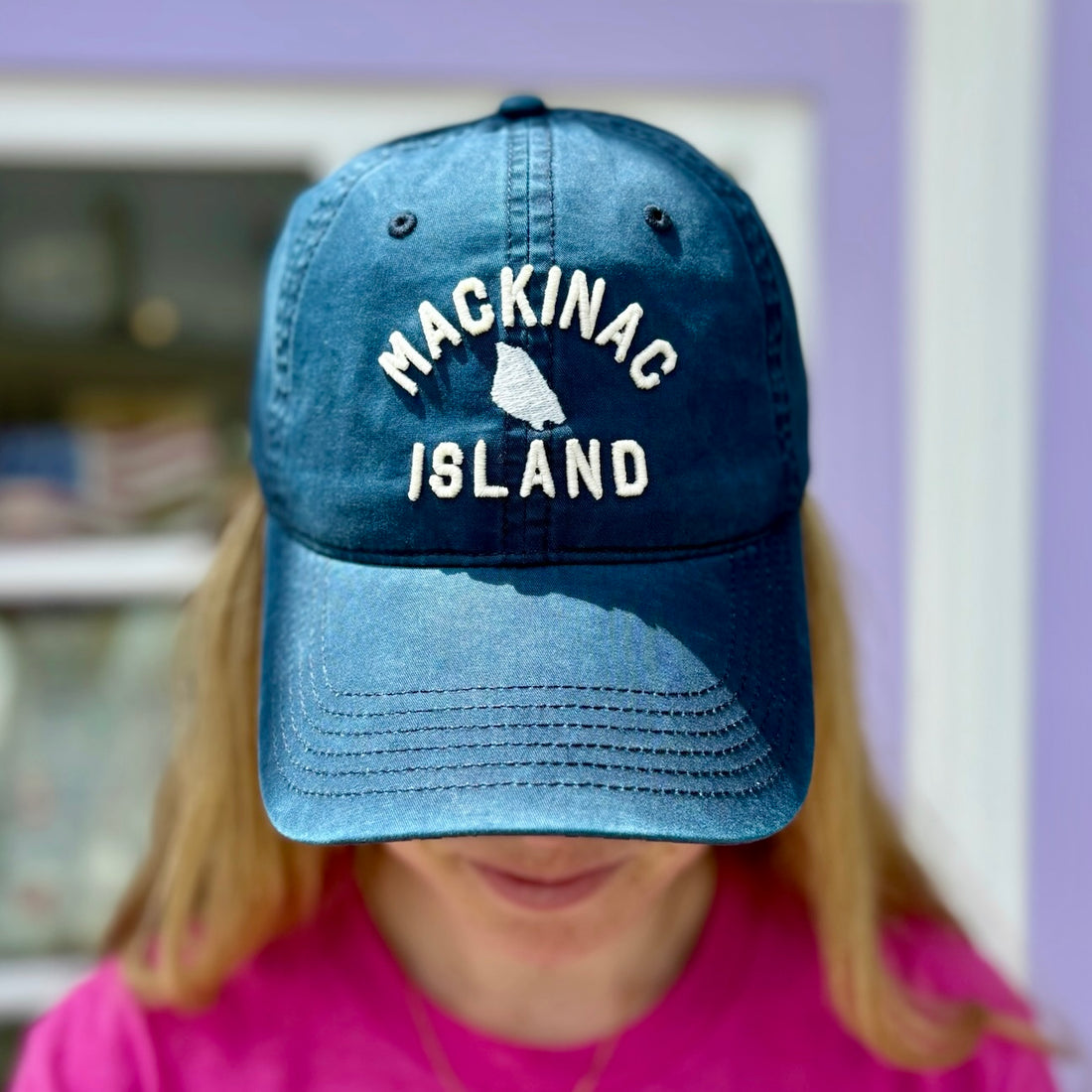 Navy Mackinac Hat