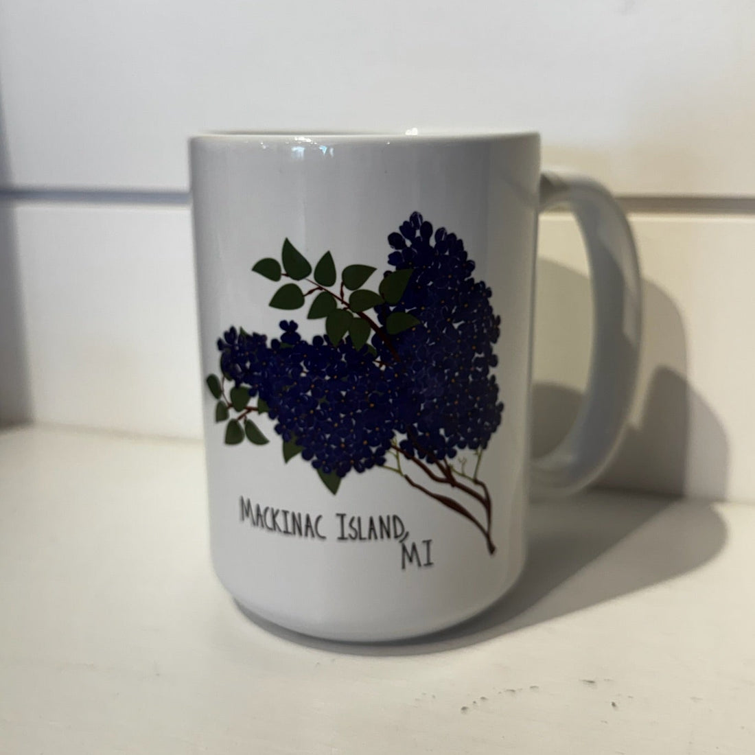 Mackinac Lilacs Mug | Red Cabin Studio