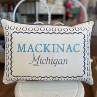 Mackinac Horse Shoe Pillow