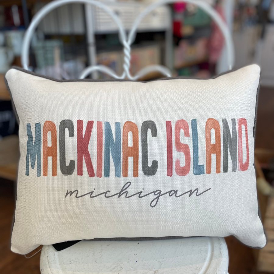 Mackinac Charming Pillow