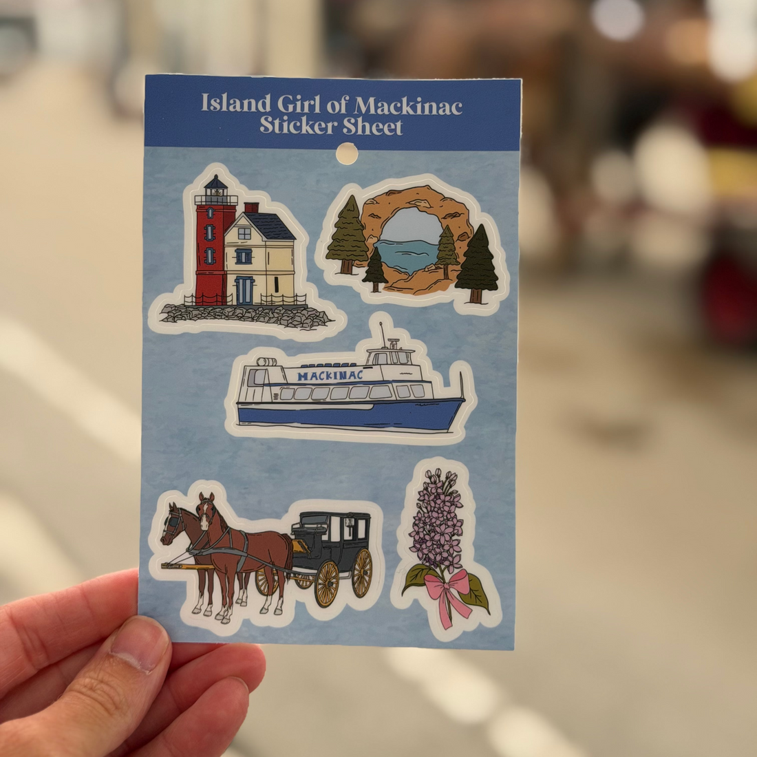 Island Girl Sticker Sheet