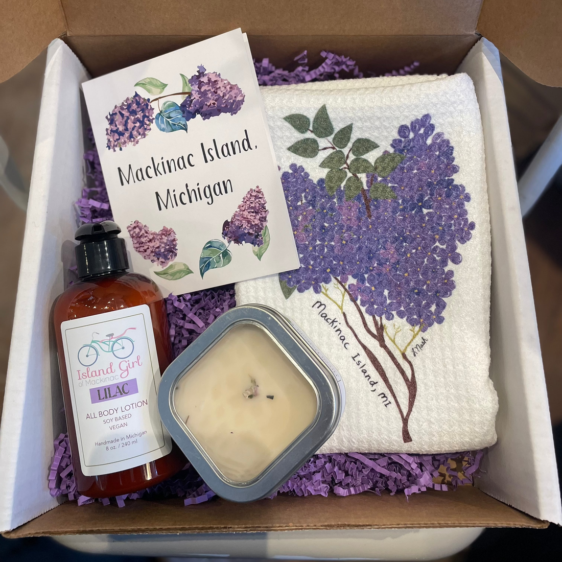 Happiness Blooms Lilac Box