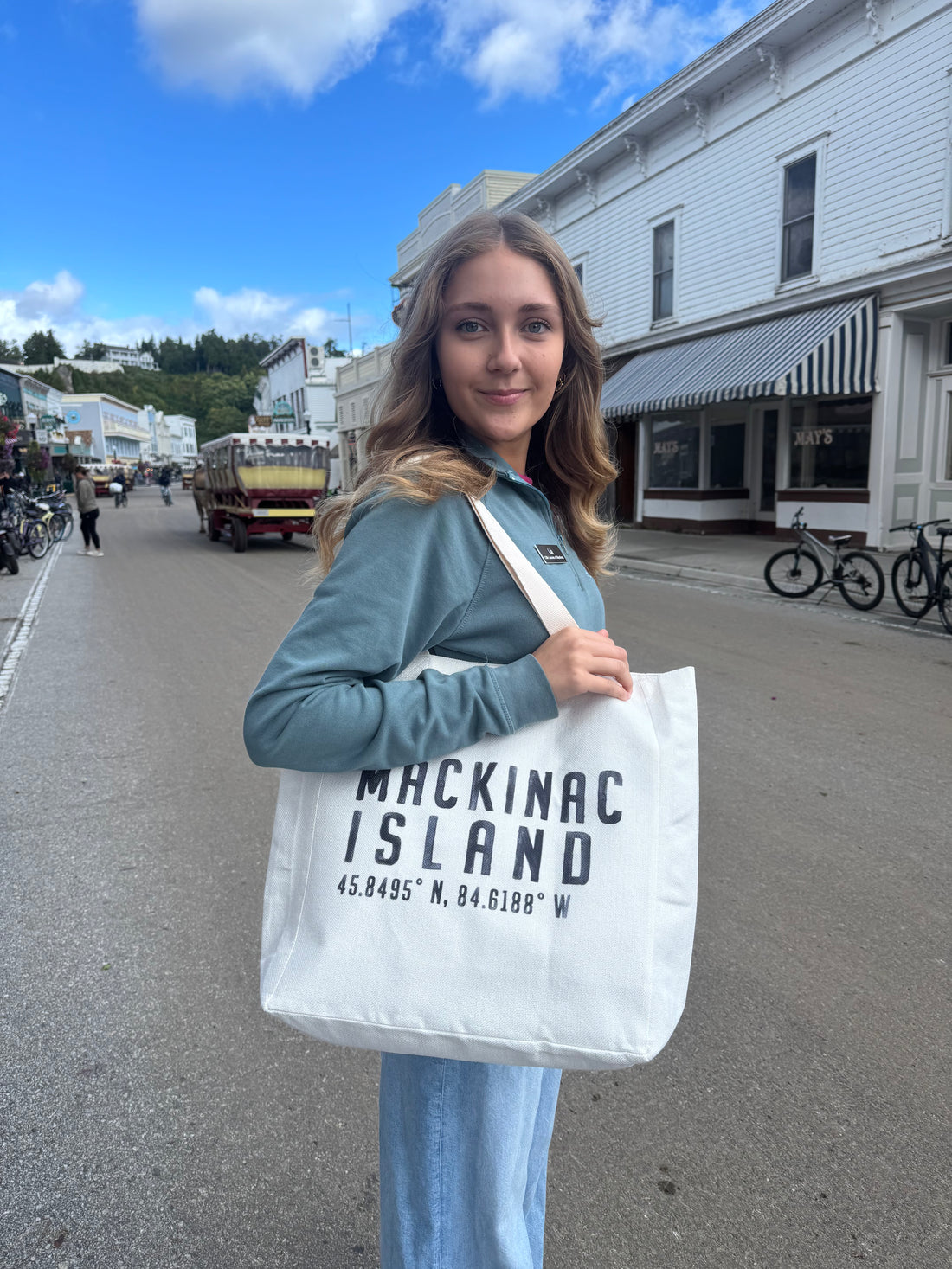 Mackinac Tote Bags