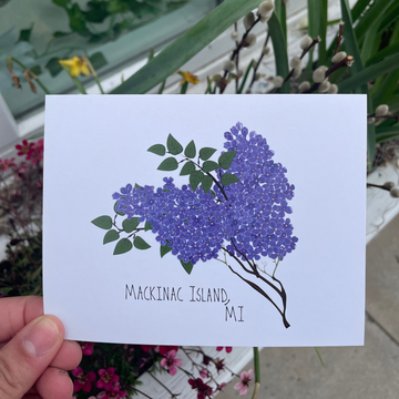 Single Lilac Postcard
