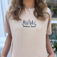 Lilac Embroidered T-Shirt