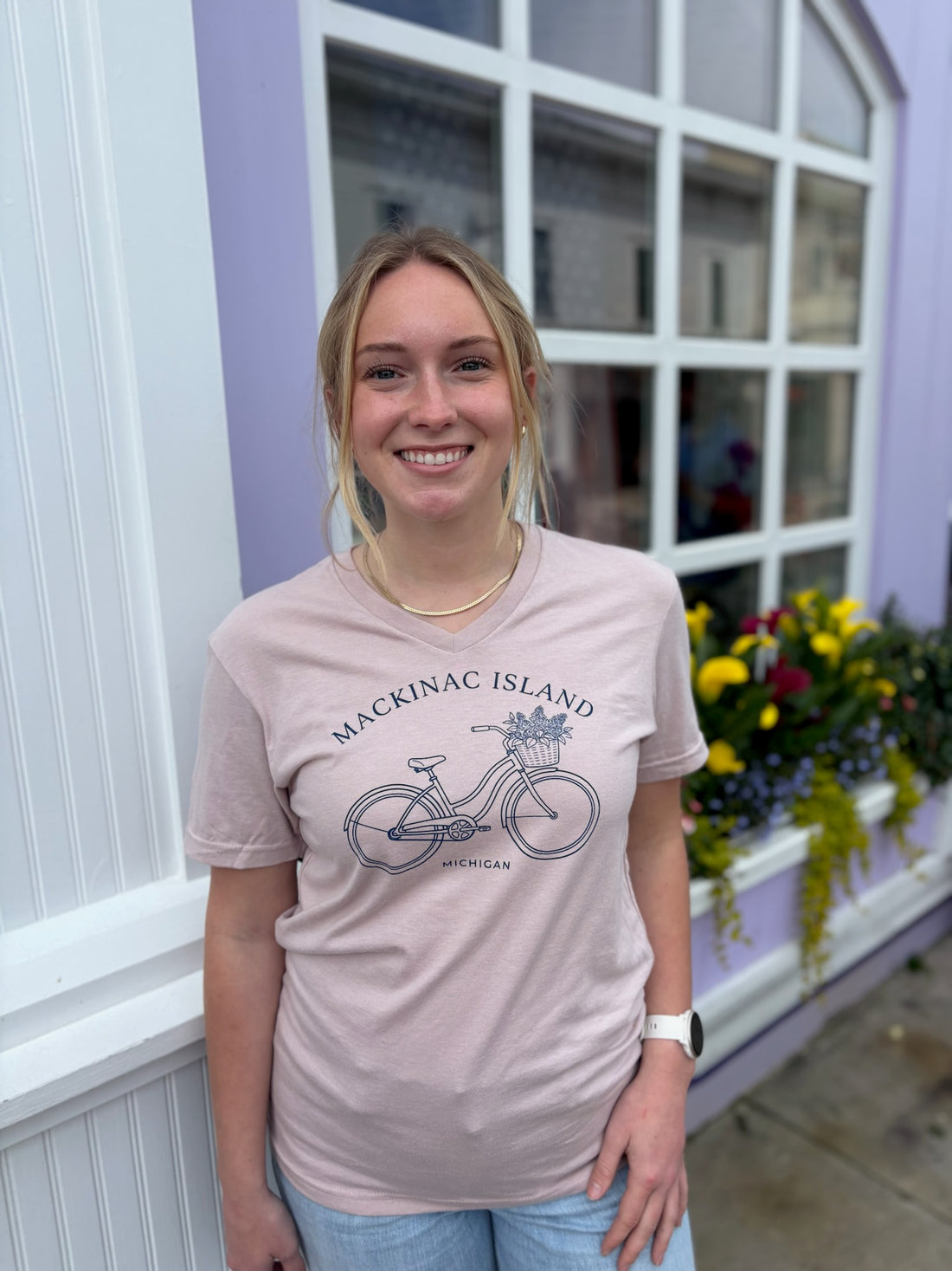 Lilac Bike Pink T-Shirt
