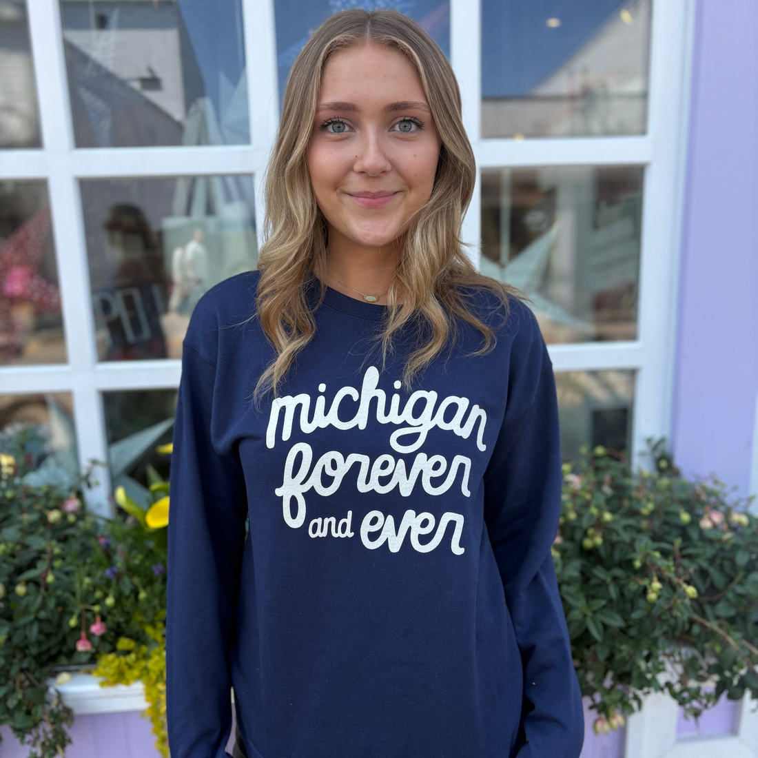 Michigan Forever and Ever Crew Sweatshirt