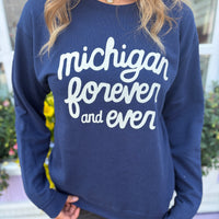 Michigan Forever and Ever Crew Sweatshirt