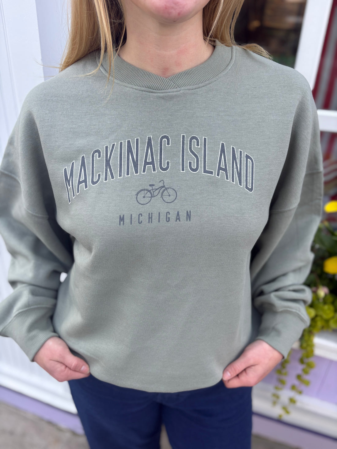 Dusty Green Mackinac Island Sweatshirt